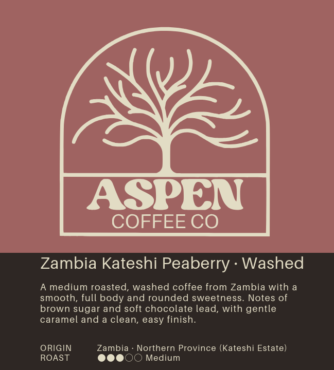 Zambia Kateshi Peaberry · Washed